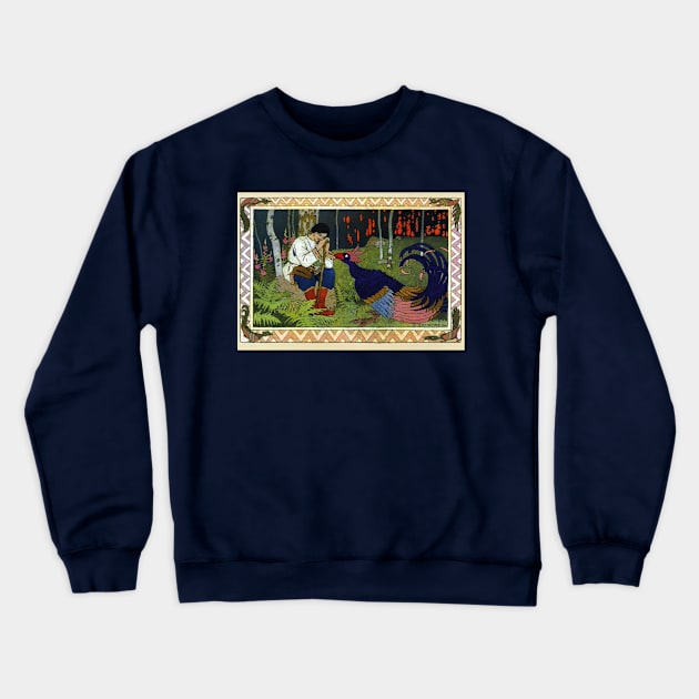 Ivan and the Firebird - Ivan Bilibin Crewneck Sweatshirt by forgottenbeauty